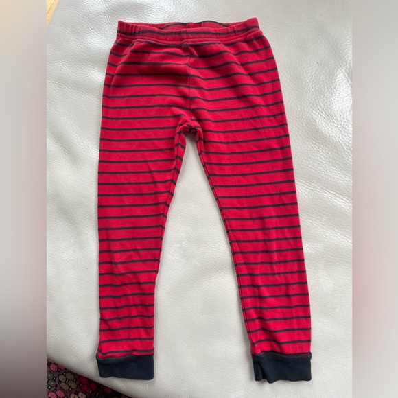 5 Carter's Penguin Chillin Before Bed Pajama Set, Shirt Pants, Velour, Red Black - Picture 7 of 10